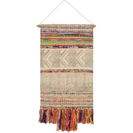 Surya Surya ZEN2001-254 29 x 48 in. Zendaya Hand Woven Wall Hanging - 57 Percent Jute; 33 Percent Cotton; 10 Percent Polyester ZEN2001-254